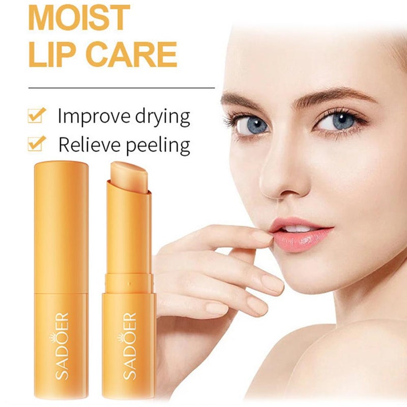 Aloe Vera Lip Balm Hydrating Moisturizing Lip Care for Dry Lips, Vitamin C Collagen Natural All-Season Protection for Women  MenLong-Lasting Smooth Lip Balm - Image 2